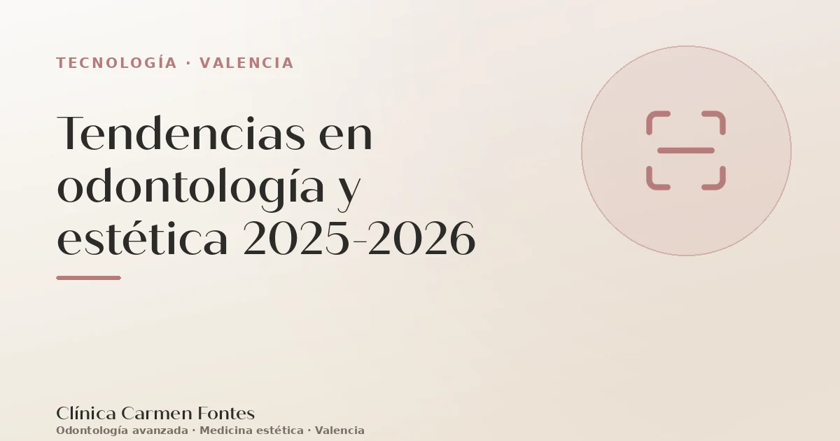 Tendencias en odontología y estética 2025-2026